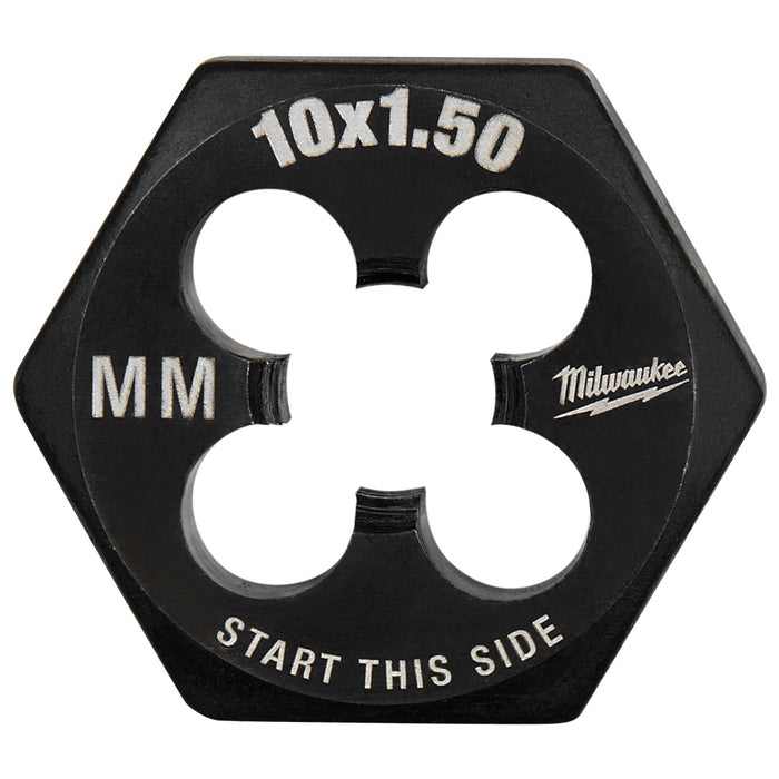 Troquel de roscado hexagonal métrico de 1" MILWAUKEE