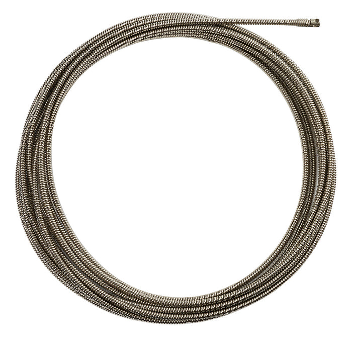 MILWAUKEE 3/8" X 50' Inner Core Coupling Drain Cleaning Cable w/ RUST GUARD Plating