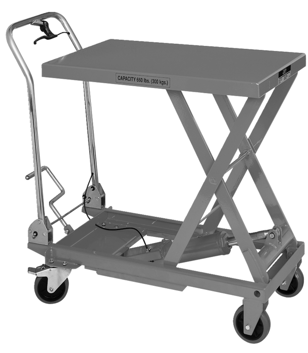 JET 660 lb. Capacity Scissor Lift Table w/ Folding Handle