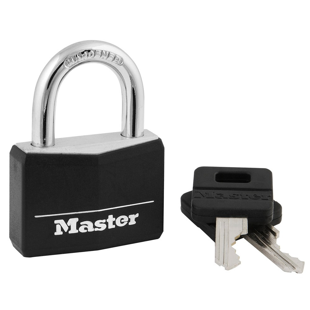 MASTER LOCK 1-9/16" Wide Covered Solid Body Padlock