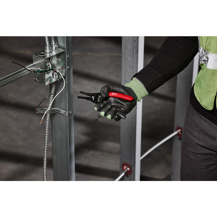 MILWAUKEE 20-32 AWG Low Voltage Dipped Grip Wire Stripper & Cutter