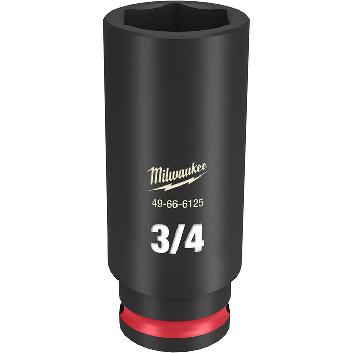 MILWAUKEE SHOCKWAVE Impact Duty 3/8" Drive 3/4" Dado de 6 puntos de profundidad