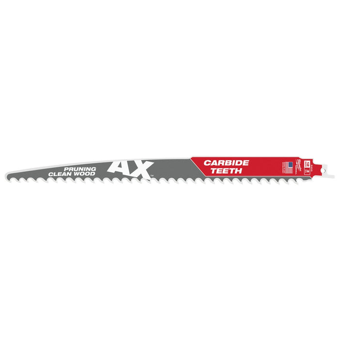 MILWAUKEE 3 TPI AX™ Pruning Clean Wood SAWZALL® Blade w/ Carbide Teeth (3 PACK)
