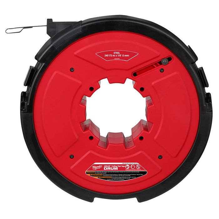 MILWAUKEE M18 FUEL™ ANGLER™ 240' x 1/8" Steel Pulling Fish Tape Replacement Cartridge
