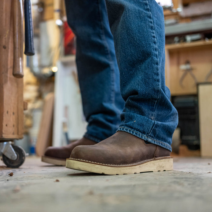 Danner Men's Bull Run 6" Steel Toe Chelsea Work Boot