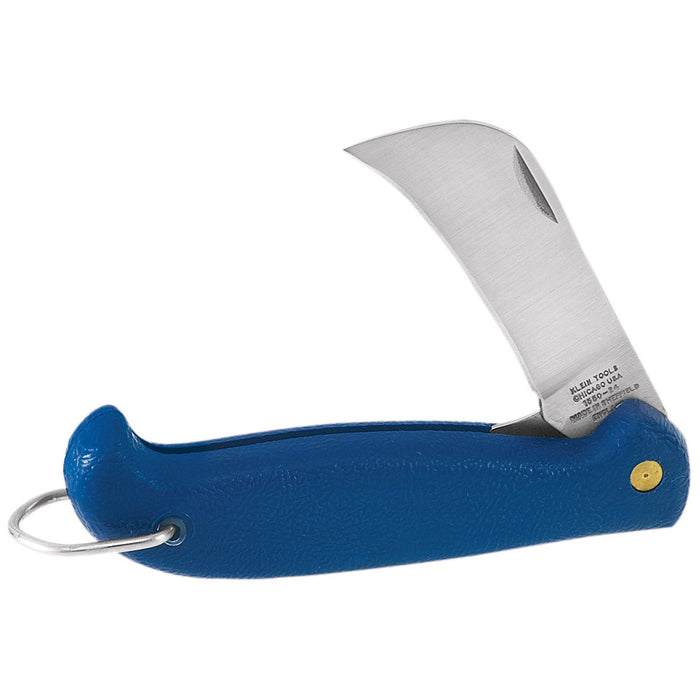 KLEIN TOOLS 2-3/4" Hawkbill Slitting Blade Pocket Knife