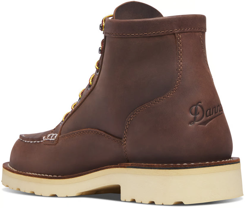 Danner Men's Bull Run Moc Toe 6" Brown - Heel