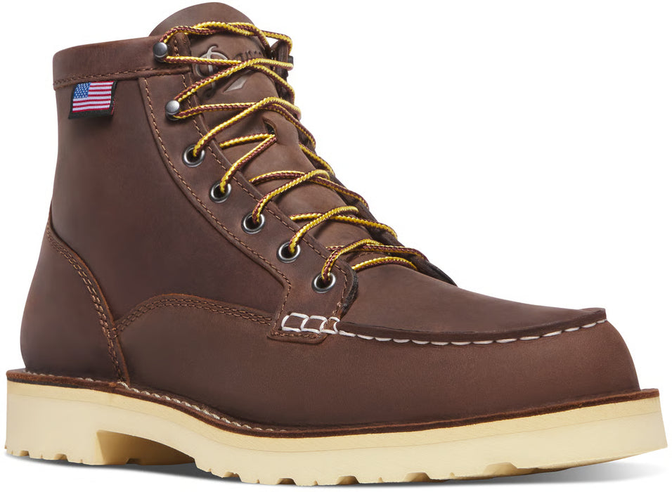 Danner Men's Bull Run Moc Toe 6" Brown - Heel