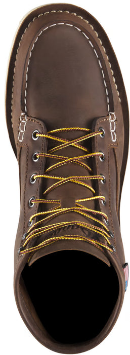Danner Men's Bull Run Moc Toe 6" Brown - Heel