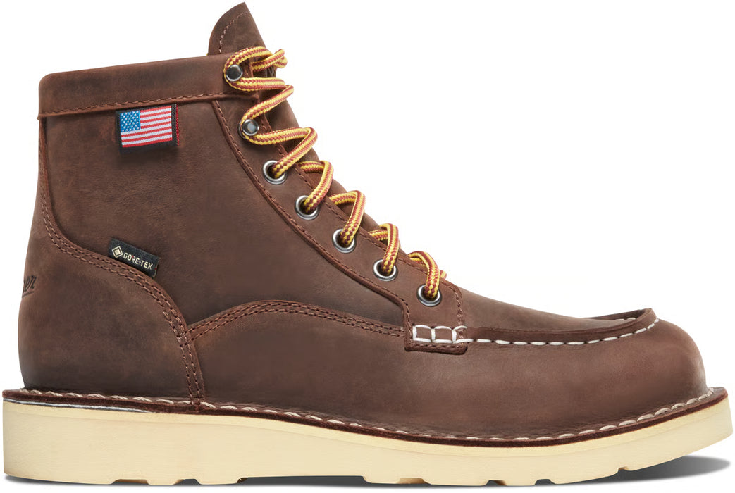 Danner Women's Bull Run Moc Toe 6" Brown GTX 15594