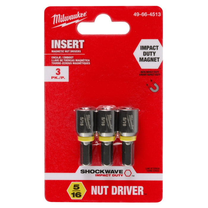 MILWAUKEE SHOCKWAVE IMPACT DUTY™ Insert Magnetic Nut Drivers (3 PACK)