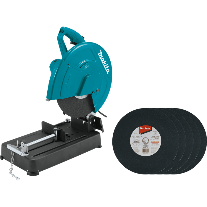 MAKITA 14" Cut‑Off Saw w/ 5 Cut‑Off Wheels