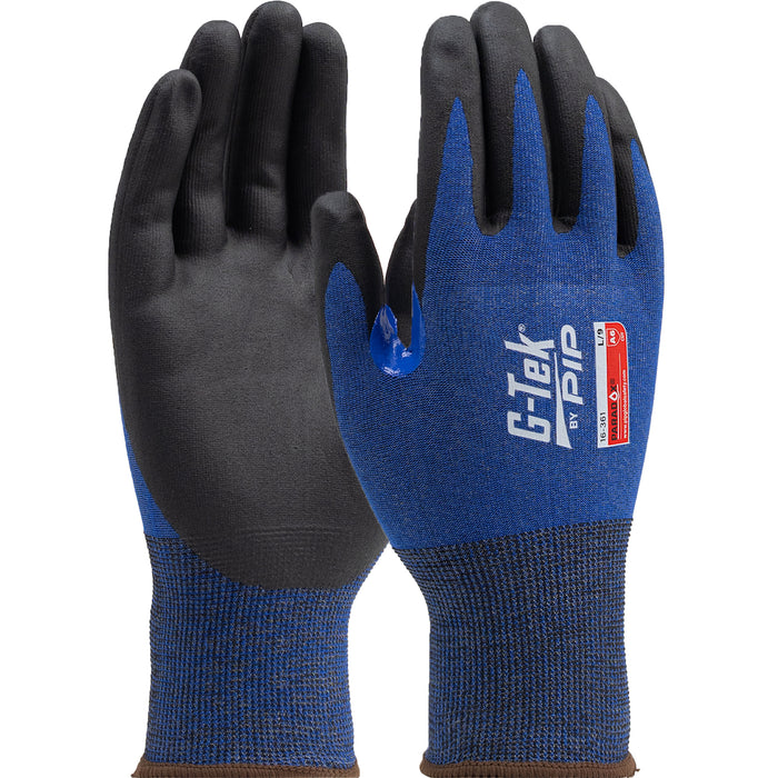 PIP G-Tek® Paradox™ Seamless Knit PolyKor® Blended Glove with Foam Nitrile Coated Grip on Palm & Fingers with Reinforced Thumb Crotch - 21 Gauge - Touchscreen Compatible