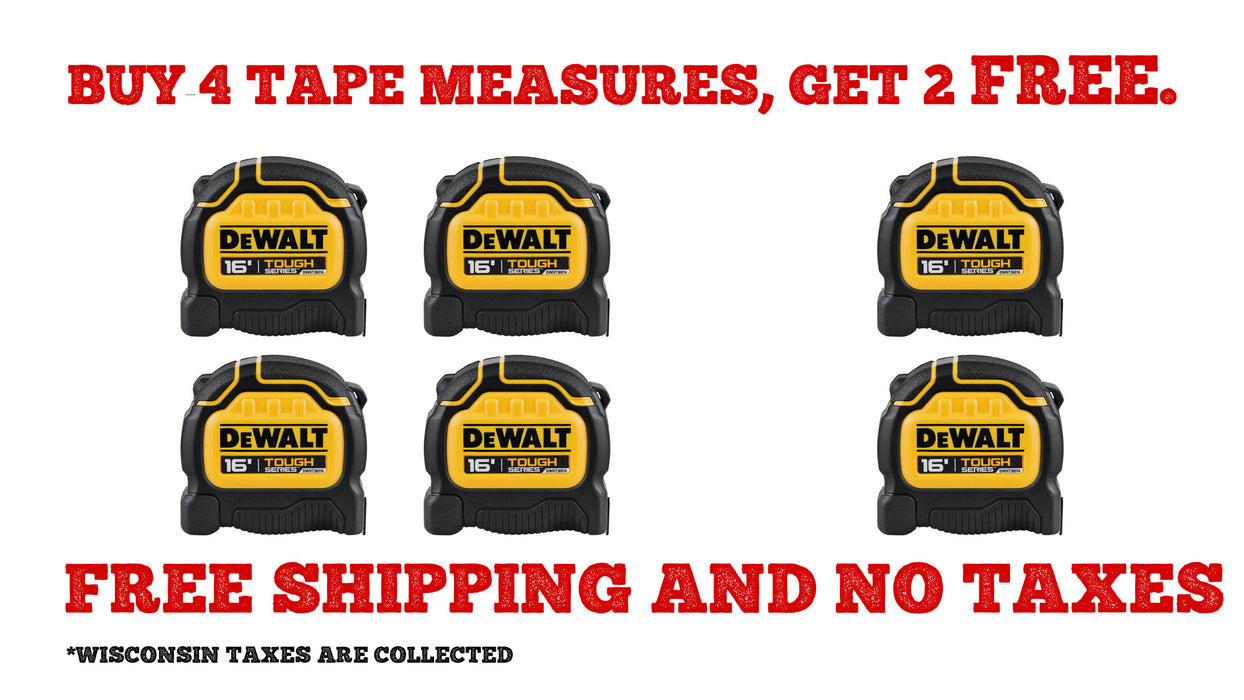 Cinta métrica DEWALT TOUGHSERIES™ de 25'