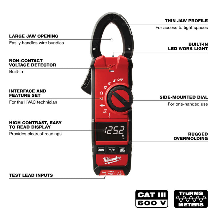 MILWAUKEE Clamp Meter For HVAC/R