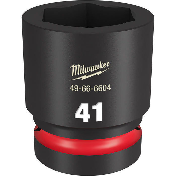 MILWAUKEE SHOCKWAVE Impact Duty 1" Drive 41MM Dado estándar de 6 puntos