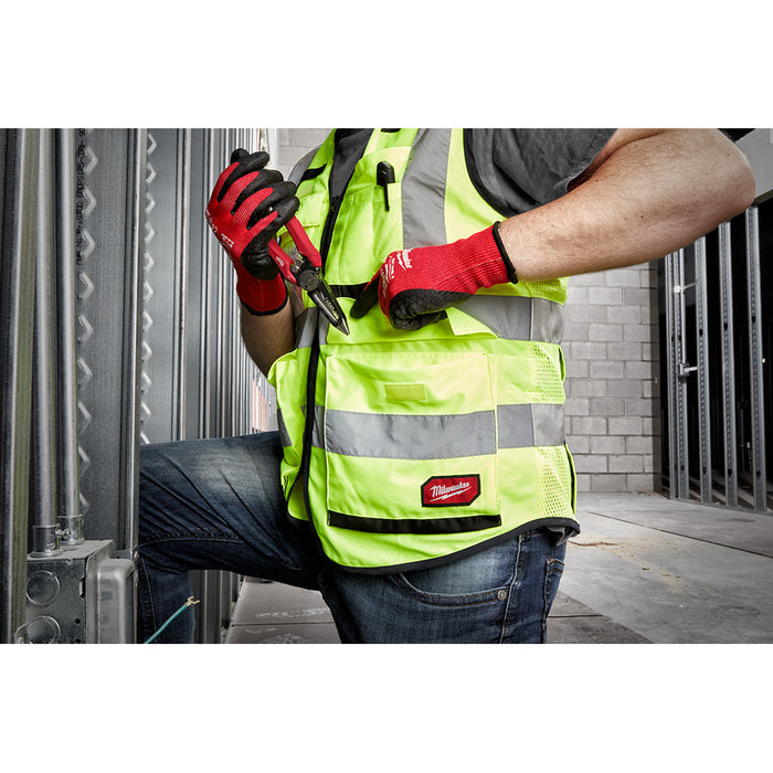 MILWAUKEE Class 2 High Visibility Performance Safety Vest (ANSI & CSA)