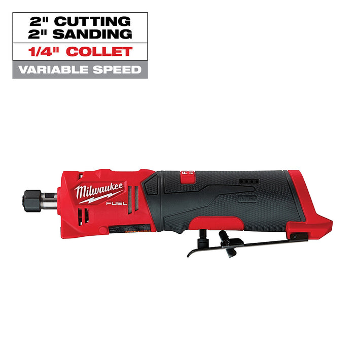 MILWAUKEE M12 FUEL™ 1/4" Straight Die Grinder (Tool Only)