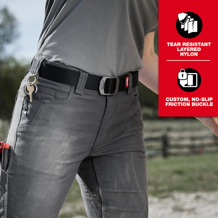milwaukee flashlight belt clip ab02 Milwaukee M760B-L FREEFLEX Nylon Webbing 1.5" Belt