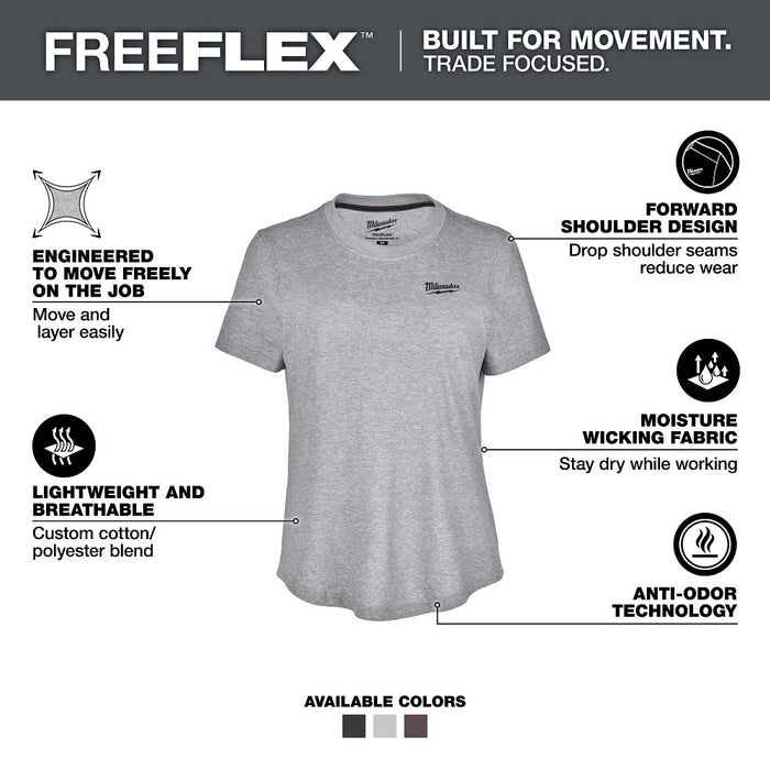 MILWAUKEE Women's FREEFLEX™ Short Sleeve Hybrid Tee