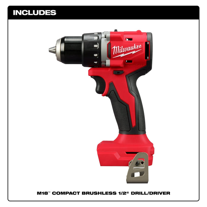 MILWAUKEE M18™ Compact 1/2" Drill/Driver (Tool Only)