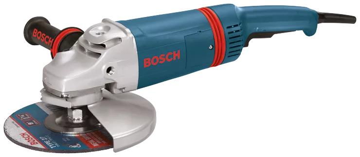 BOSCH 9" 15 A Large Angle Grinder w/ Rat Tail Handle