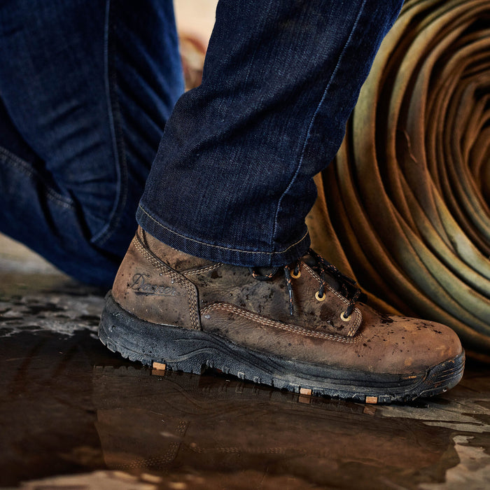 Danner Men's Caliper 6" Aluminum Toe Brown Boots 19453