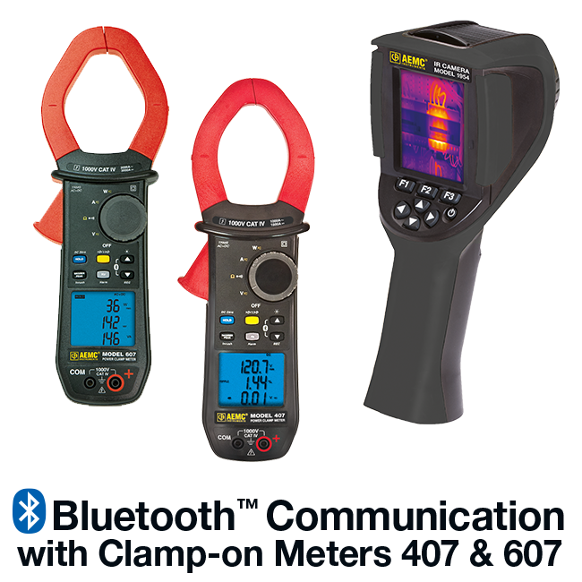 AEMC 2121.41 Thermal Imaging IR Camera Model 1954