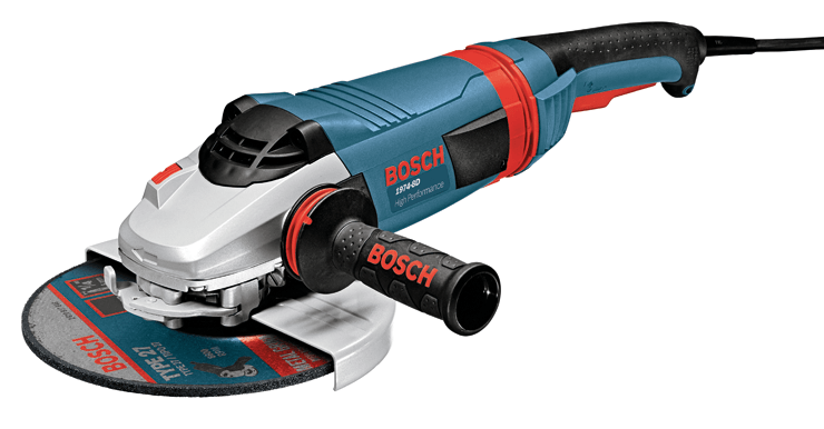 BOSCH 7" 15 A High Performance Large Angle Grinder w/ No Lock-On Switch