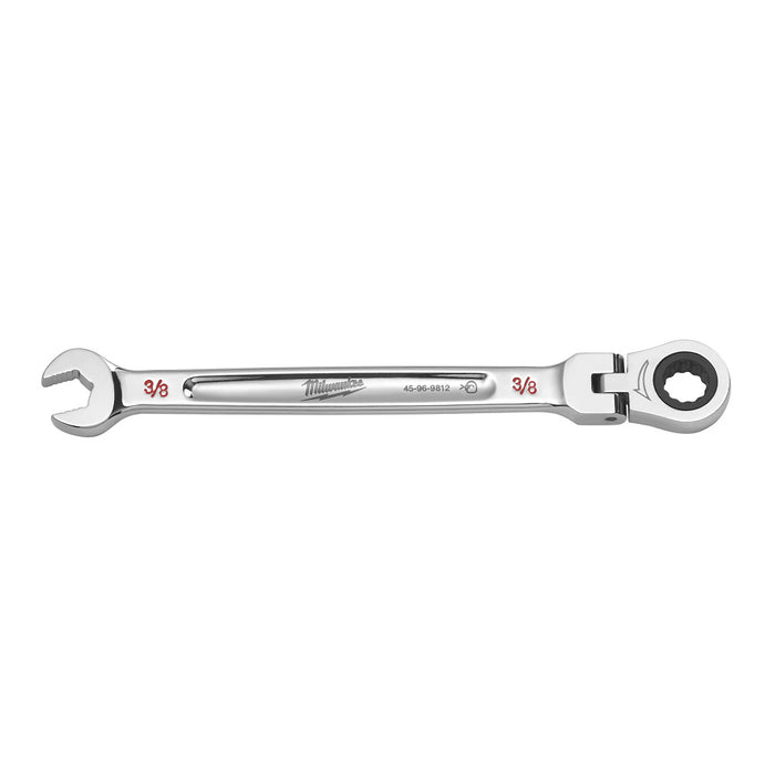 MILWAUKEE Flex Head Ratcheting Combination Wrench - SAE