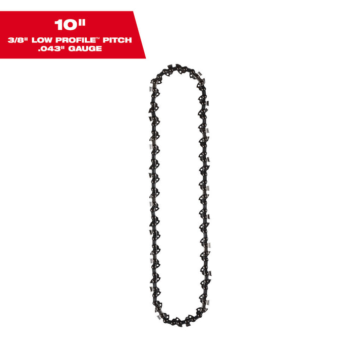 Cadena de sierra MILWAUKEE de 10"