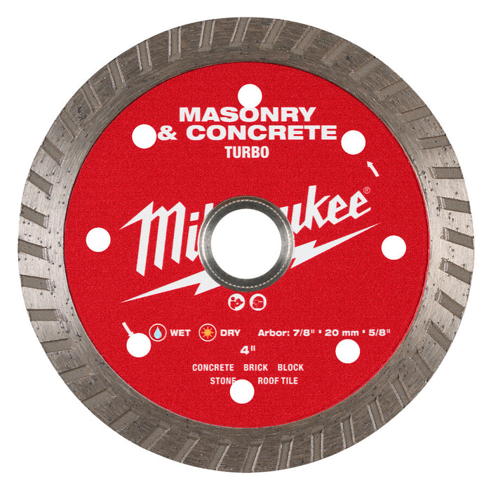 MILWAUKEE Turbo Masonry & Concrete Blades
