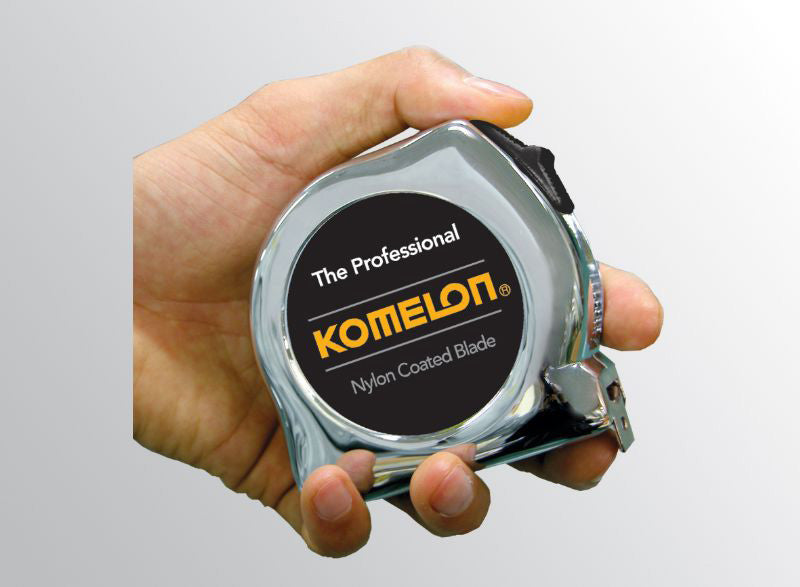 Komelon 30' x 1" Chrome Professional with High Visibility Blade