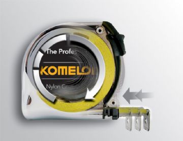 Komelon 30' x 1" Chrome Professional with High Visibility Blade