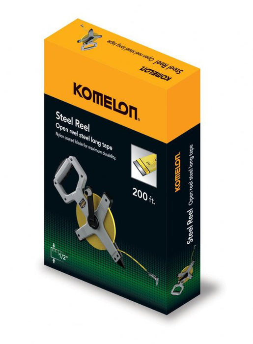 Komelon 100' x 1/2" Open Reel Nylon Coated Steel