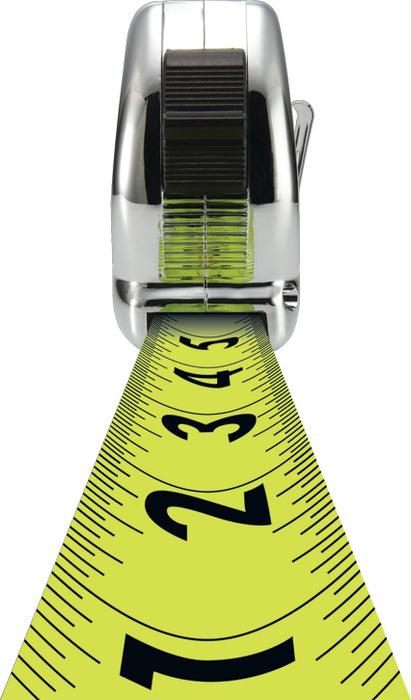Komelon 35' x 1" Chrome Professional with High Visibility Blade