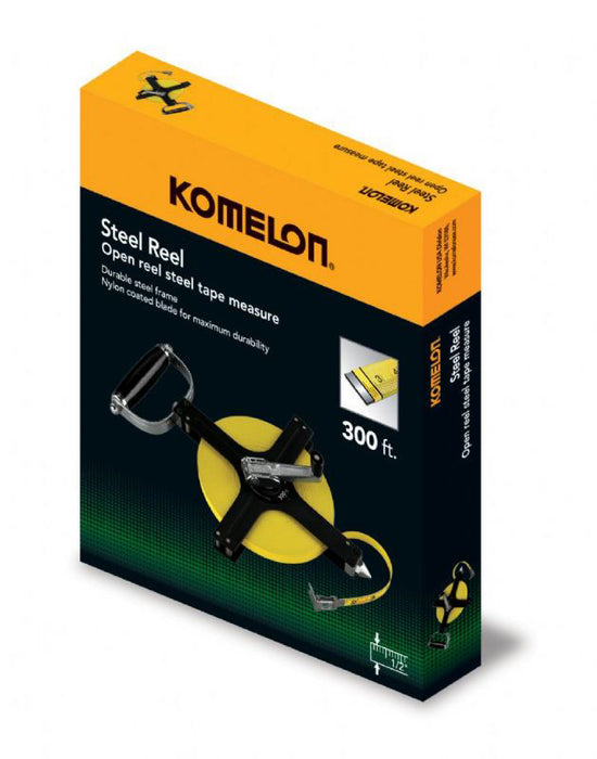 Komelon 300' x 1/2" Open Reel Nylon Coated Steel