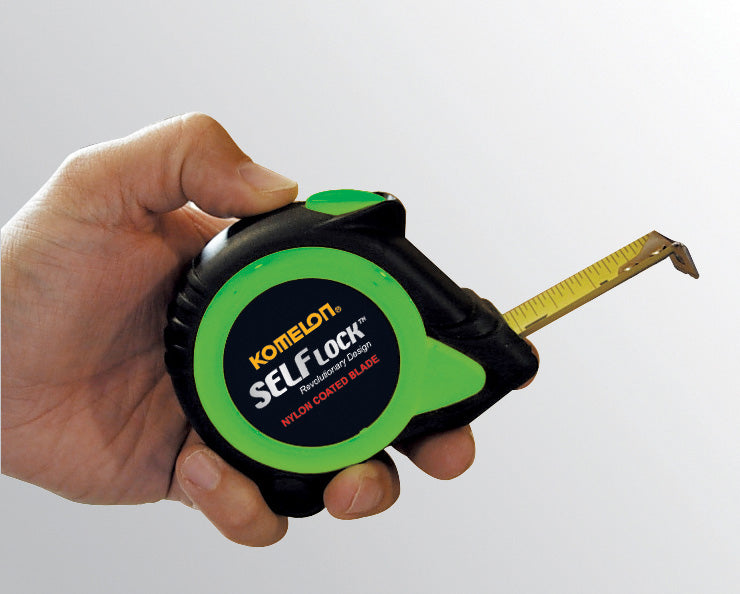 Komelon 25' x 1" Green Self-Lock - Inch/Engineer