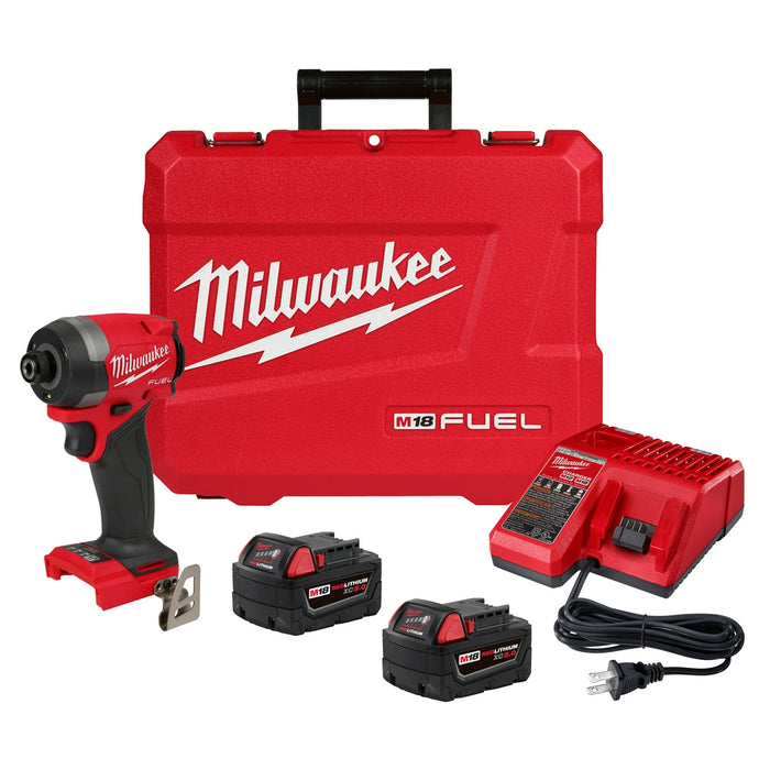 MILWAUKEE M18 FUEL™ Kit de destornillador de impacto hexagonal de 1/4"
