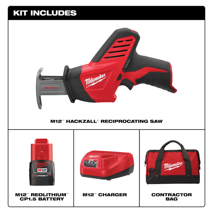Kit de sierra alternativa MILWAUKEE M12™ HACKZALL®