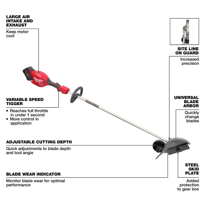 MILWAUKEE M18 FUEL™ Edger Kit