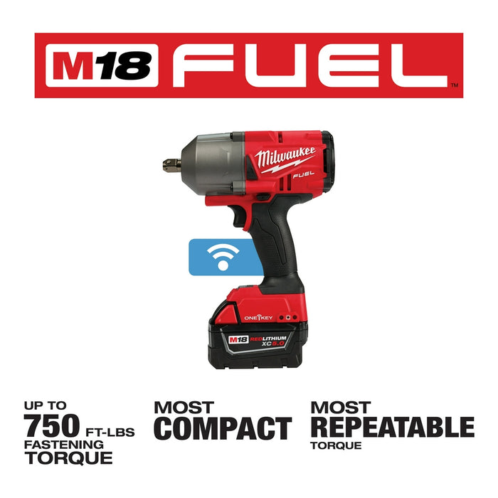 MILWAUKEE M18 FUEL™ w/ ONE-KEY™ High Torque Impact Wrench 1/2" Pin Detent Kit