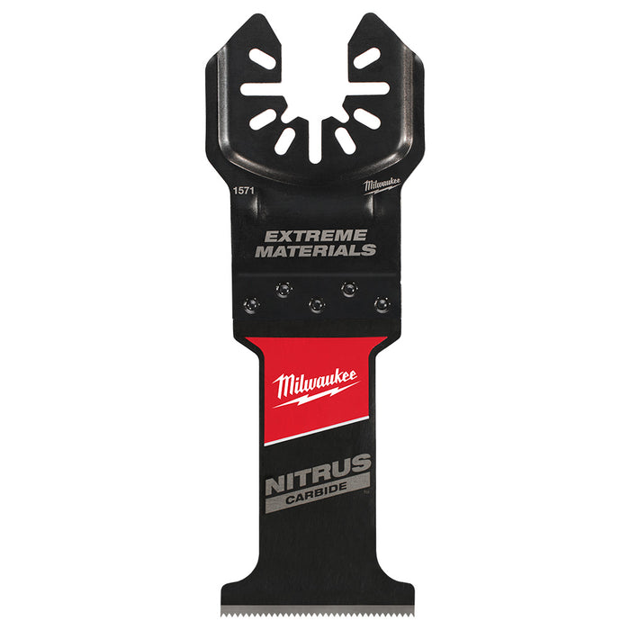 MILWAUKEE NITRUS CARBIDE™ Extreme Materials Universal Fit OPEN-LOK™ Multi-Tool Blade