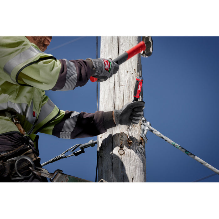 MILWAUKEE 3/8" Slotted 8" Cushion Grip Demolition Screwdriver