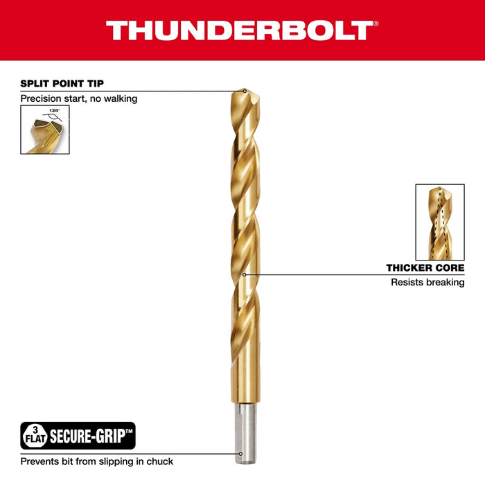 MILWAUKEE 20 PC. THUNDERBOLT® Titanium Drill Bit Set