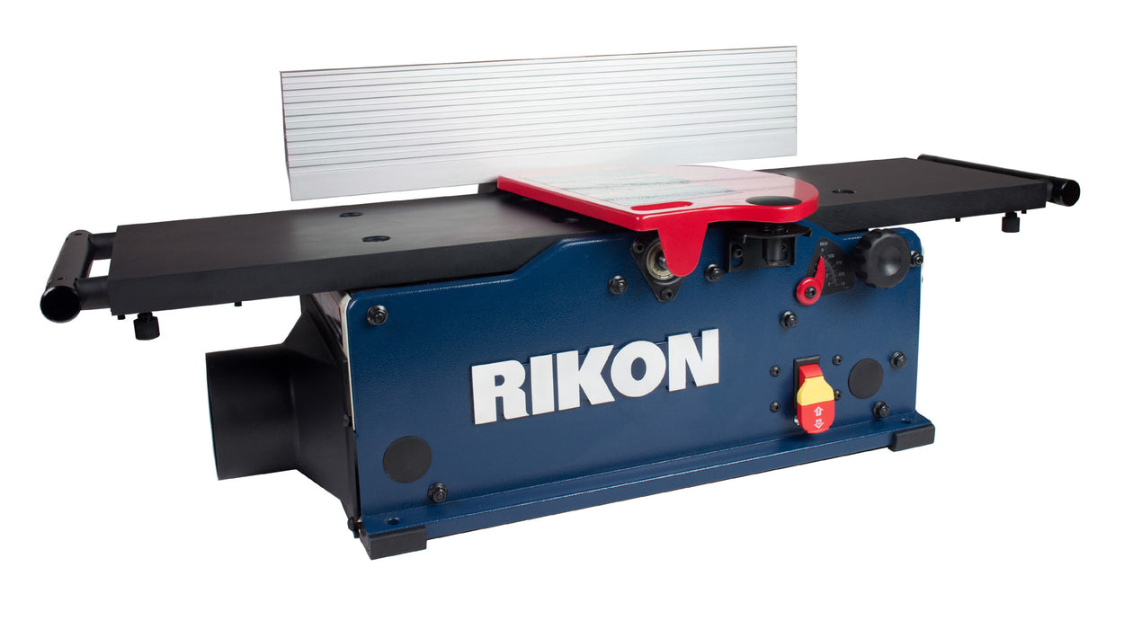 Ensambladora de banco RIKON de 8" con cabezal cortador estilo helicoidal y mesa de aluminio con revestimiento SP