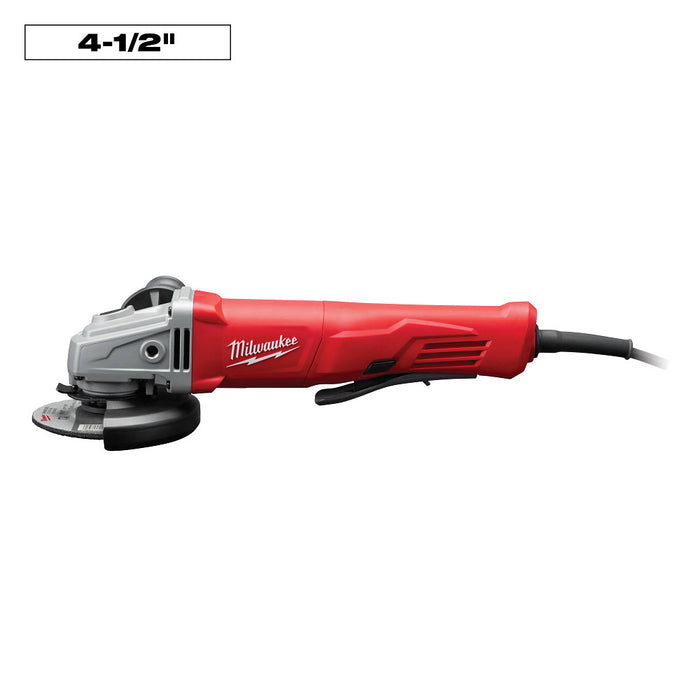 MILWAUKEE 11 Amp 4-1/2" Small Angle Grinder w/ Paddle Switch