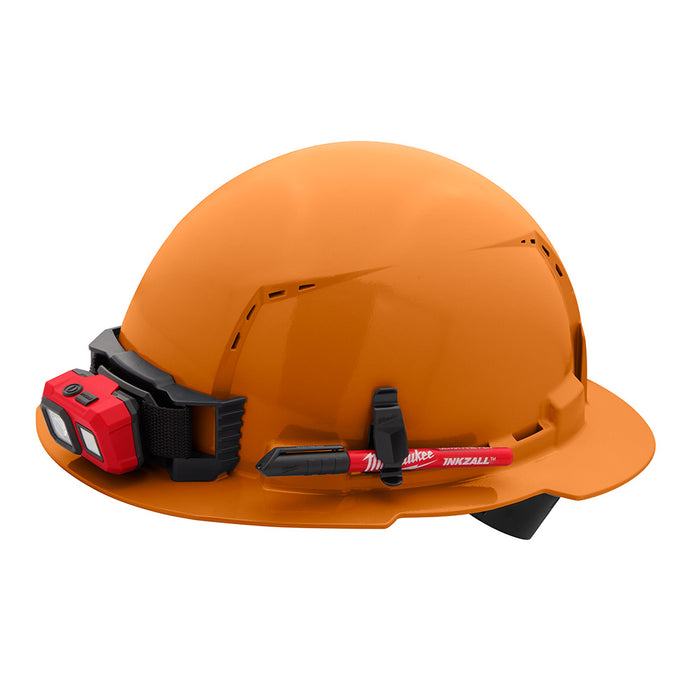 MILWAUKEE BOLT™ Full Brim Hard Hat w/ 4PT Ratcheting Suspension (USA) - Type 1