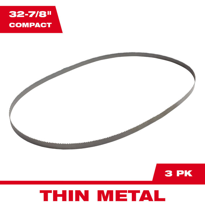 MILWAUKEE 32-7/8" 18 TPI Band Saw Blade (3 PACK)