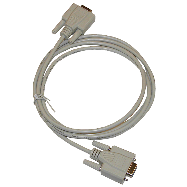 AEMC 2119.45 Cable – Replacement PC RS-232, DB9 F/F 6 ft Null Modem Cable for 1060, 5060, 5070, 6250 & 6255